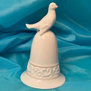 Vintage Avon 1981 Tapestry Collection Bell with Dove Topper